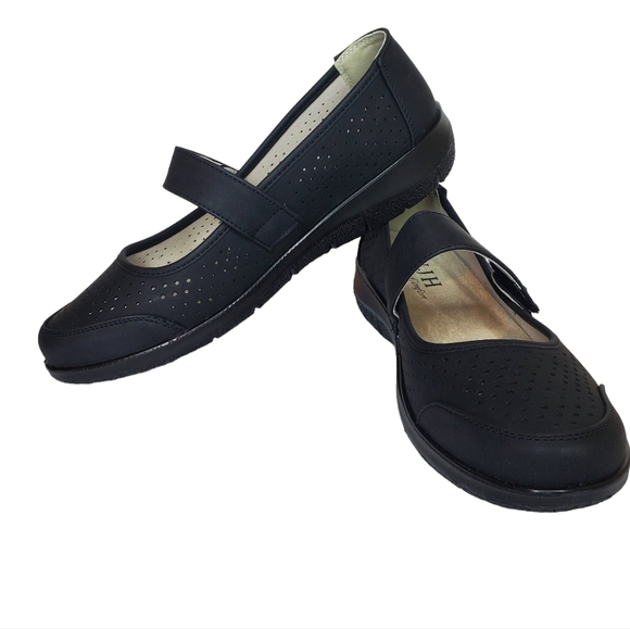 Mary Jane VJH Confort Black Shoes Woman's Size 9 Comfort Slip On w/ Original Box - Picture 9 of 12